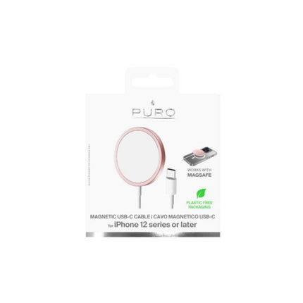 PURO Inductive charger with MagSafe Magnetico 1m - pink – image 2