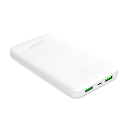 PURO Powerbank 10000mAh USB-A USB-C 12W - white