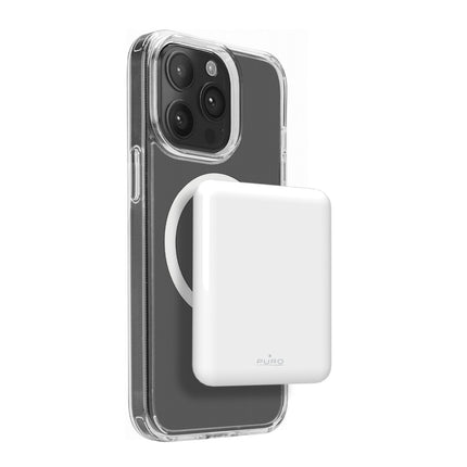 PURO Powerbank 5000mAh USB-C MagSafe Power Mag - white