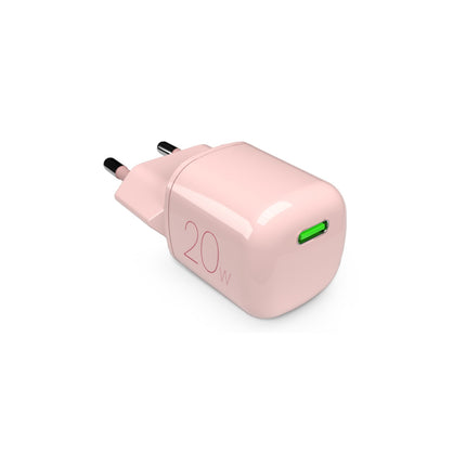 PURO USB-C GaN 20W wall charger - pink