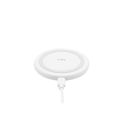 PURO Wireless charger for Android iPhone smartphones 15W - white – image 3