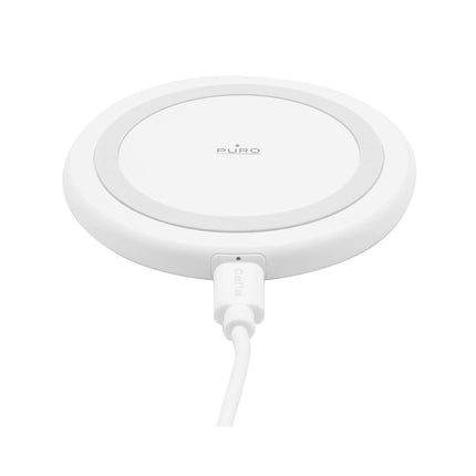 PURO Wireless charger for Android iPhone smartphones 15W - white – image 5