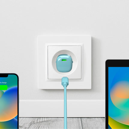 PURO USB-C GaN 20W wall charger - green – image 3