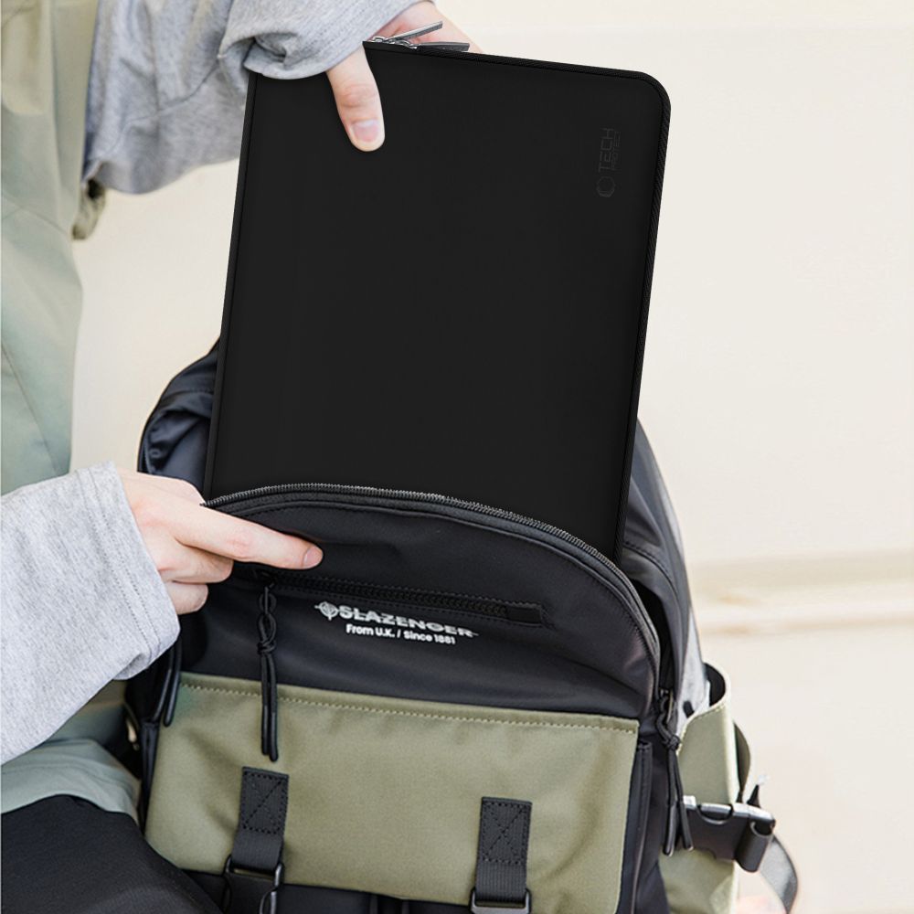 Tech-Protect Bag case for 13-14" laptop + case for accessories - black – image 7