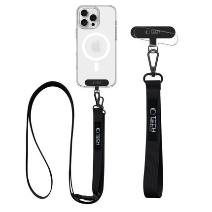 Tech-Protect Phone case lanyard with adjustable strap - black – image 2