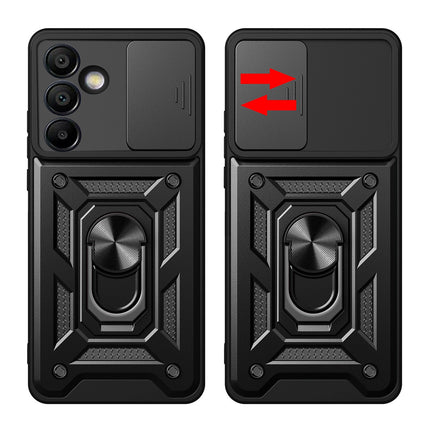 HURTEL Armored case for Samsung Galaxy A56 with Hybrid Armor Camshield camera cover stand - black – image 2