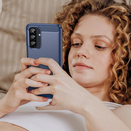 HURTEL Silicone case for Samsung Galaxy A26 Carbon Case - blue – image 7