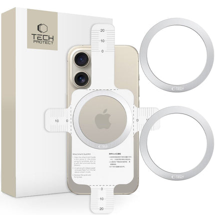 Tech-Protect MagSafe magnetic ring for smartphone cases - silver