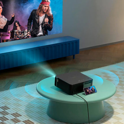 Yaber FullHD 1080p LCD multimedia projector with JBL WiFi BT K2s speakers - black – image 2