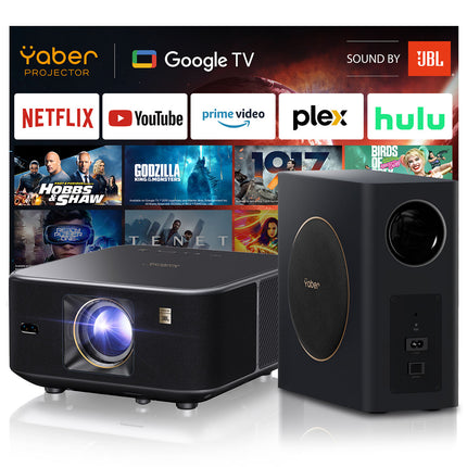 Yaber FullHD 1080p LCD multimedia projector with JBL speakers and WiFi BT K3 Pro subwoofer - black – image 10