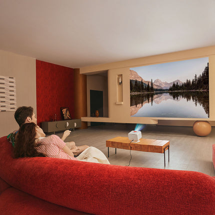 Yaber FullHD 1080p LCD multimedia projector with JBL WiFi L2 Plus speakers - beige – image 10