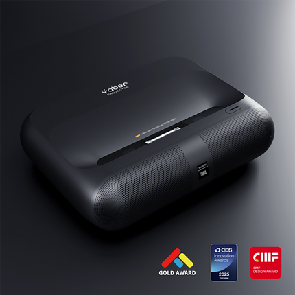 Yaber RGB FullHD 1080p multimedia laser projector with JBL WiFi BT K300s speakers - black – image 11
