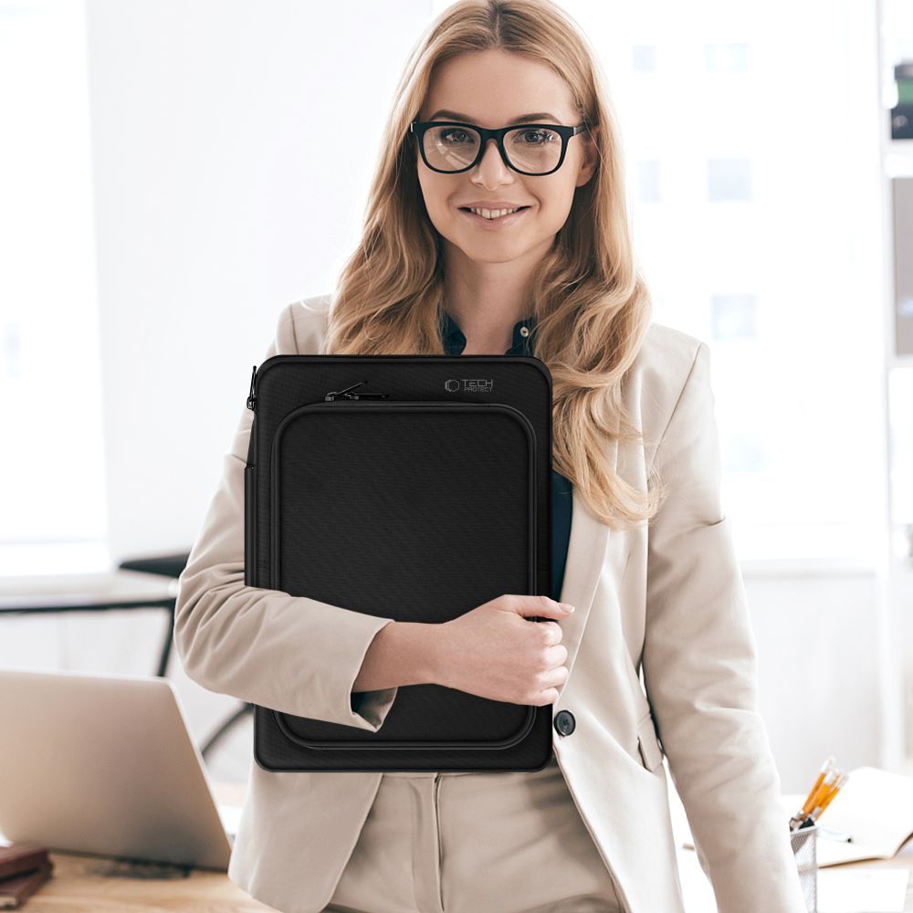 Tech-Protect Laptop case bag 13-14'' Basic Bag - black – image 10