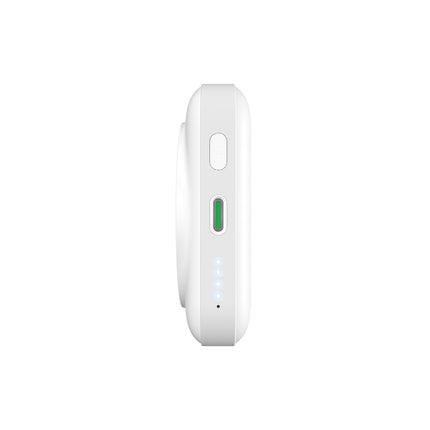 PURO 10000mAh USB-C MagSafe wireless powerbank with stand - white – image 4