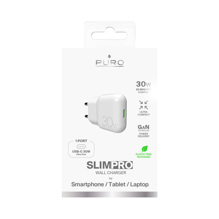 PURO USB-C GaN 30W wall charger - white – image 3
