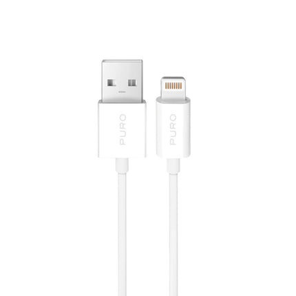 PURO USB-A - iPhone Lightning TPE 12W 3m cable - white – image 8