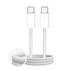 PURO Braided USB-C cable Fabrik 4 100W 1m - white