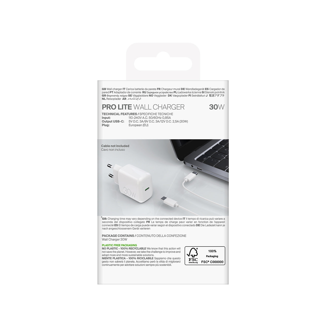 PURO USB-C 30W wall charger - white – image 3