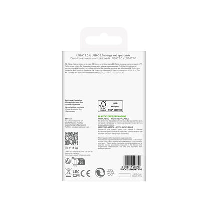 PURO USB-C TPE cable 25W 3m - white – image 3
