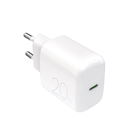 PURO PROLITE 20W USB-C mains charger - white