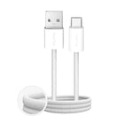 PURO Fabrik 2.0 10W 1.5 m braided USB-A - USB-C cable - white