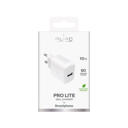 PURO USB-A PROLITE 10W wall charger - white – image 2