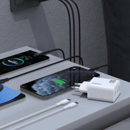DUDAO A29 GaN USB-C USB-A 65W wall charger - white – image 4
