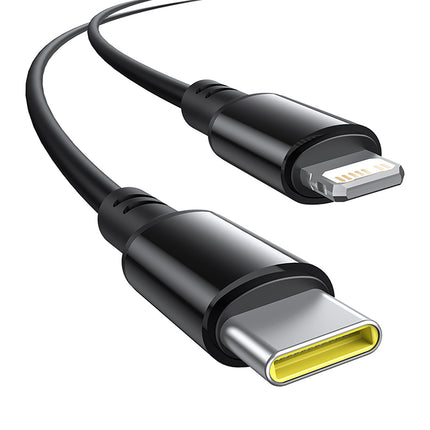 BASEUS USB-A USB-C car charger with iPhone Lightning USB-C cable 60W 1.4m - black – image 5