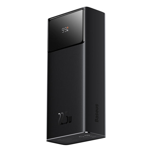 BASEUS Powerbank 30000mAh 22.5W with USB-A - USB-C 3A cable 30cm - black