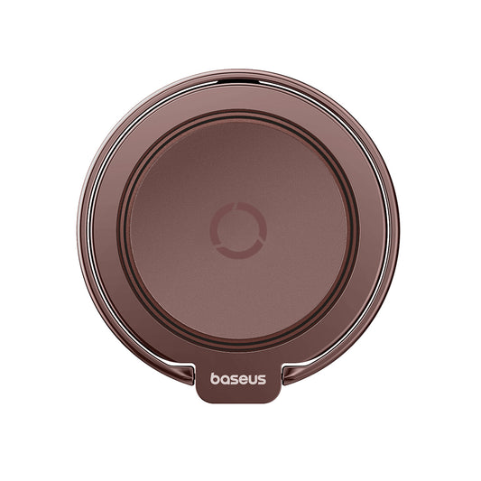 BASEUS Ring magnetic ring holder for a smartphone with a stand function - red-gold