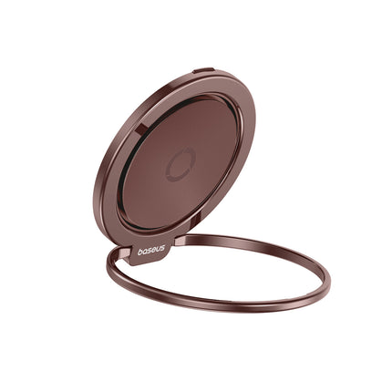 BASEUS Ring magnetic ring holder for a smartphone with a stand function - red-gold – image 3