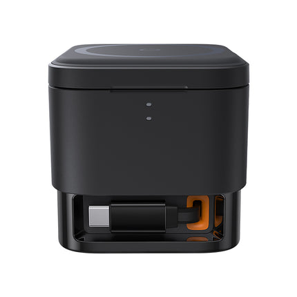 BASEUS 3in1 inductive charger for MagSafe 25W smartwatch phone - black – image 4