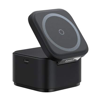 BASEUS 3in1 inductive charger for MagSafe 25W smartwatch phone - black – image 6