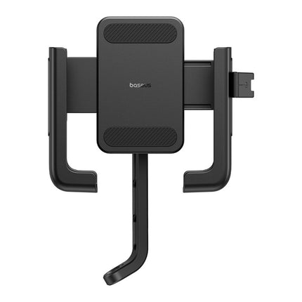 BASEUS Motorcycle phone holder with shock absorption for the mirror - black – image 3
