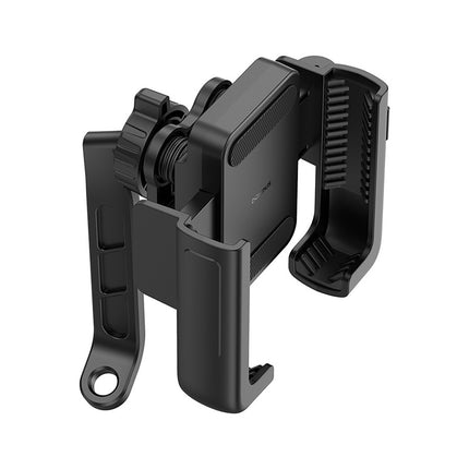 BASEUS Motorcycle phone holder with shock absorption for the mirror - black – image 5