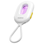 BASEUS Hidden camera detector with mini flashlight alarm with USB-A - USB-C cable - white