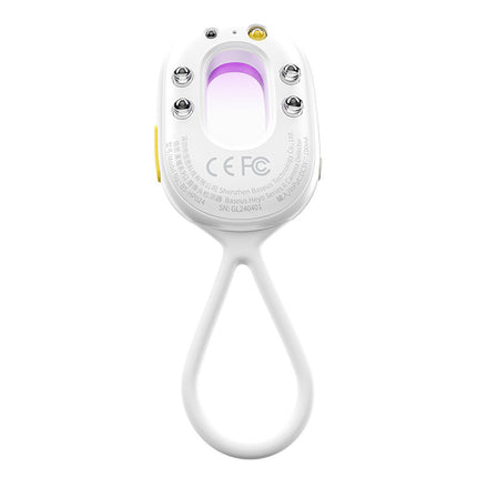 BASEUS Hidden camera detector with mini flashlight alarm with USB-A - USB-C cable - white – image 3