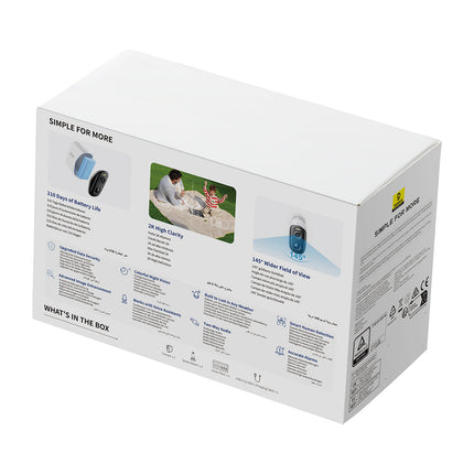 BASEUS Security N1 outdoor camera for 2K surveillance - white – image 4