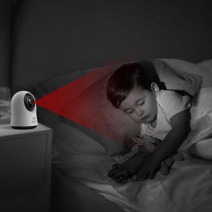 BASEUS Security P1 Pro indoor camera for microSD Wi-Fi 3K AI monitoring - white – image 11