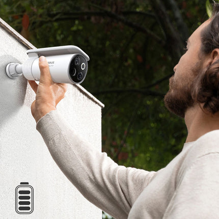 BASEUS Outdoor solar monitoring kit with 2 3K cameras 8x 16GB - white – image 6