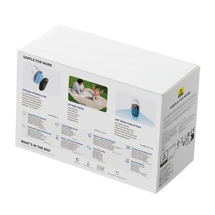 BASEUS Outdoor surveillance camera with 2K Wi-Fi 7800 mAh floodlight – image 5
