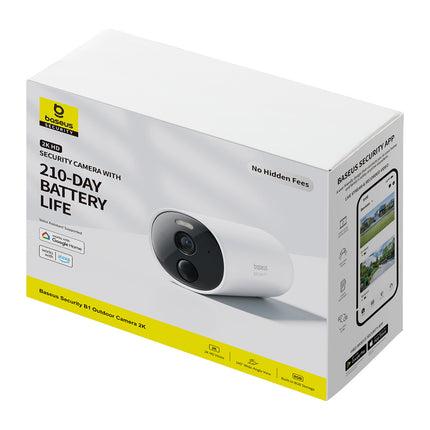 BASEUS Security B1 outdoor camera for surveillance 8GB Wi-Fi 100 lm 7800 mAh – image 5