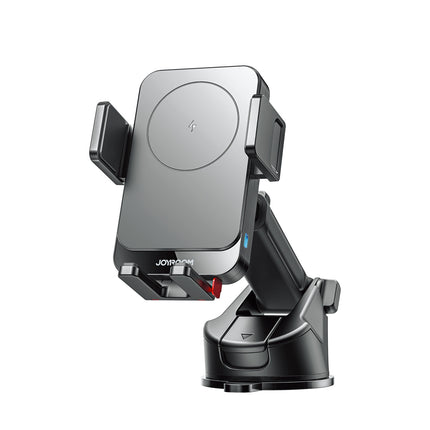 JOYROOM Car phone holder with inductive charger on the dashboard - black
