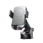 JOYROOM Car phone holder with inductive charger on the dashboard - black