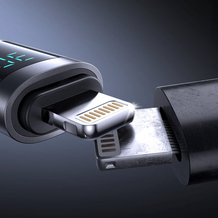 JOYROOM USB-C - iPhone Lightning cable with display 30W 1.2m - black – image 5