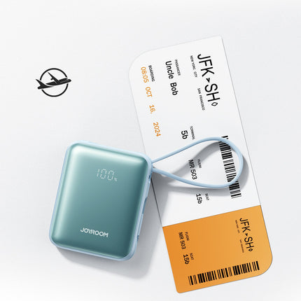 JOYROOM Powerbank 10000mAh 22.5W with built-in cables - blue – image 10