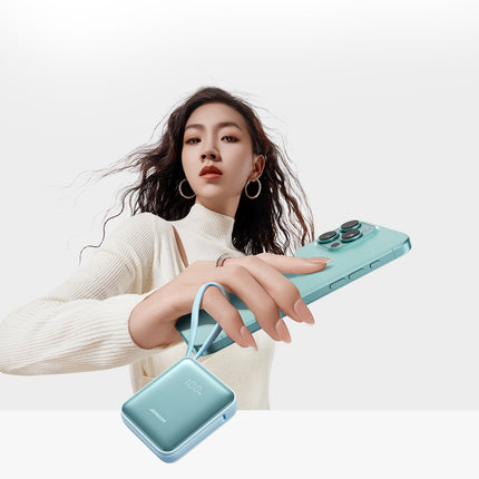 JOYROOM Powerbank 10000mAh 22.5W with built-in cables - blue – image 7