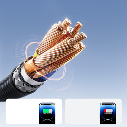 JOYROOM USB-A - iPhone Lightning 3A cable 2m - black – image 3