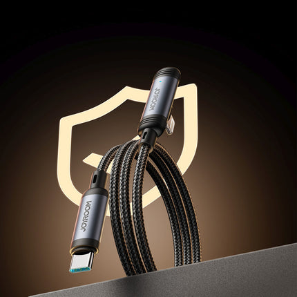 JOYROOM Angled USB-C - iPhone Lightning cable 30W 1.2m - black – image 7