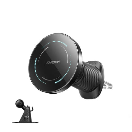 JOYROOM Inductive car charger for a phone on a MagSafe grid - black